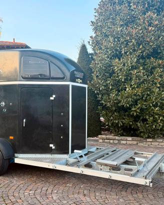 Trailer trasporto 2 cavalli HUMBAUR ZEPHIR con por