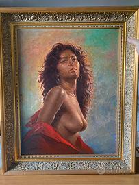 Dipinto LA CALIFFA pittore Angelo Batti