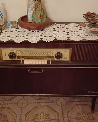 Mobile Radio Giradischi Vintage Nordmende "Mondell