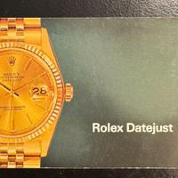 Libretto Datejust/Turnograph 1977 italiano
