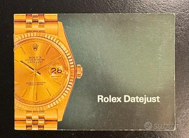 Libretto Datejust/Turnograph 1977 italiano