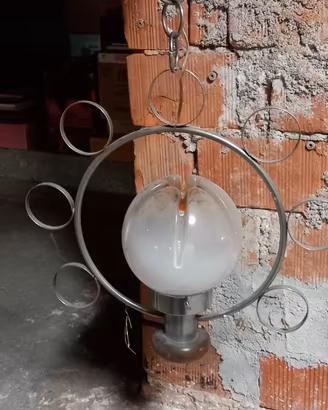 lampadario space age vintage 