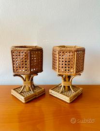 Lampade vintage bambù