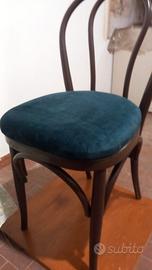 set di sedie thonet in legno vintage
