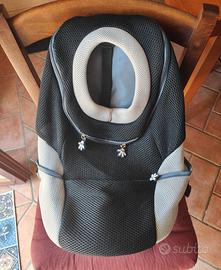 Zaino per Cani piccola taglia Nero XL