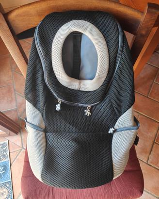 Zaino per Cani piccola taglia Nero XL