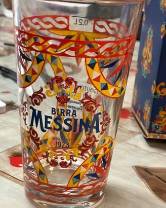 Bicchiere birra Messina