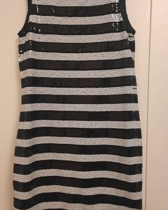 Abito donna nero e bianco tag 44