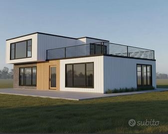 terreno edificabile con rustico e progetto