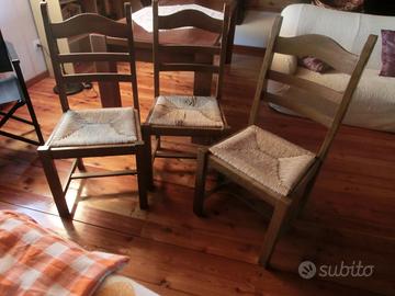 Sedie cucina legno massiccio