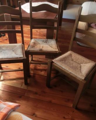 Sedie cucina legno massiccio