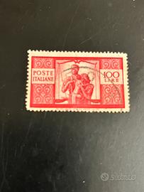 Francobollo del 1947 serie Democratica