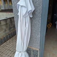 ombrellone da giardino con alzata a manovella