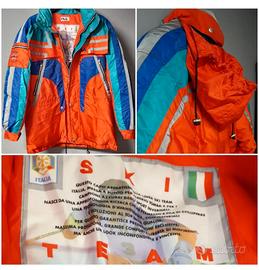 Giacca Neve FILA Sci SKI TEAM Alberto Tomba Anni90