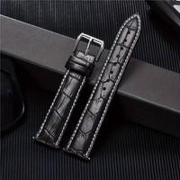 Cinturino Pelle Genuina NERO 22mm Sgancio rapido c