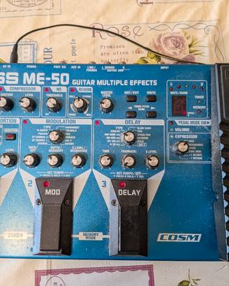 Boss ME-50 multieffetto + alimentatore originale