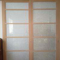 Porta giapponese scorrevole in carta di riso