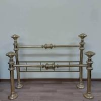 Letto in ottone bagno oro