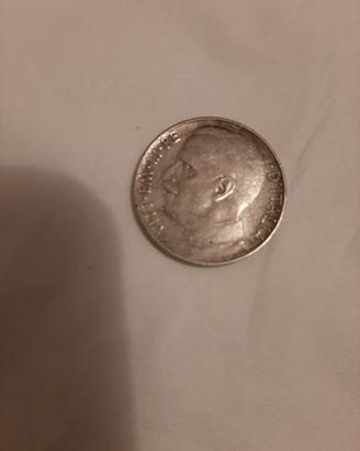 Moneta da 50 cent Italia 1921 bordo rigato rara