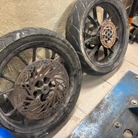 Ruote ant e post complete GPR 50