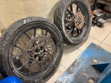 Ruote ant e post complete GPR 50