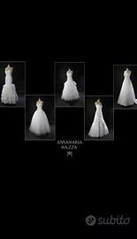 5 ABITO DA SPOSA, IN LOTTO Atelier ANNAMARIA MAZZA