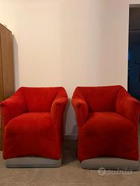 Coppia Poltrone "TENTAZIONE" Cassina - Bellini 