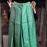 Gonna a pieghe lunga da sera