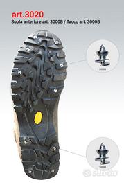 CHIODI ANTISCIVOLO PER STIVALI DA PESCA 