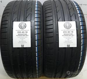 2 GOMME 255 40 18 BRIDGESTONE A68990