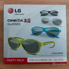 set 4 occhiali 3D LG