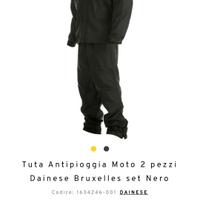 Tuta DAINESE antipioggia x moto