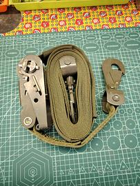 CINGHIA DI ANCORAGGIO MILITARE CON CRICCHETTO 