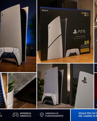 PLAYSTATION 5 DIGITAL EDITION + CUFFIE TRUST FORTA