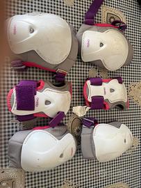 Set protezione ginocchia, gomiti, mani misura S