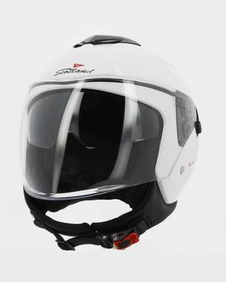 CASCO JET MOTO SCOOTER SCOTLAND HERO BIANCO LUCIDO