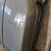 baule auto + barre portapacchi 