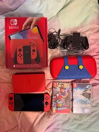 Nintendo switch oled Super Mario Edition+accessori