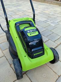Tagliaerba Greenworks a batteria