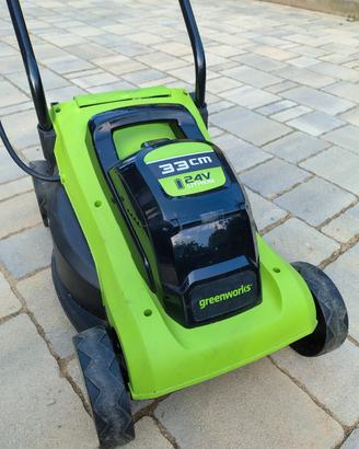 Tagliaerba Greenworks a batteria