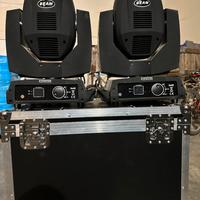 Coppia Shehds Beam 7R 230W con Flight Case