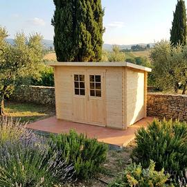 CASETTA DI LEGNO MALTA3 312x312x211 spessore 28mm