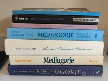 Lotto di 7 libri dedicati a Medjugorje