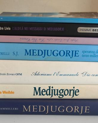 Lotto di 7 libri dedicati a Medjugorje