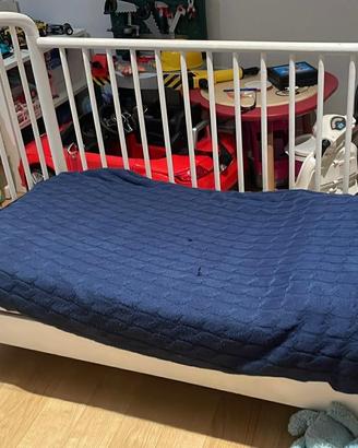 Lettino con sbarre