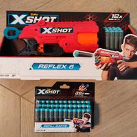 Pistola blaster Zuru Xshot Reflex 6 nerf+36 dardi