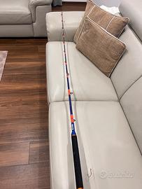 2 canne da traina più 1 mulinello