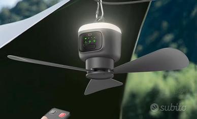 ventilatore con telefono e telecomando