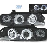 FARI BMW E39 95-00 ANGEL EYES LED FONDO NERO