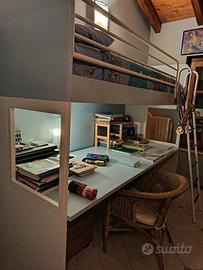 Sistema letto/scrivania (cameretta)